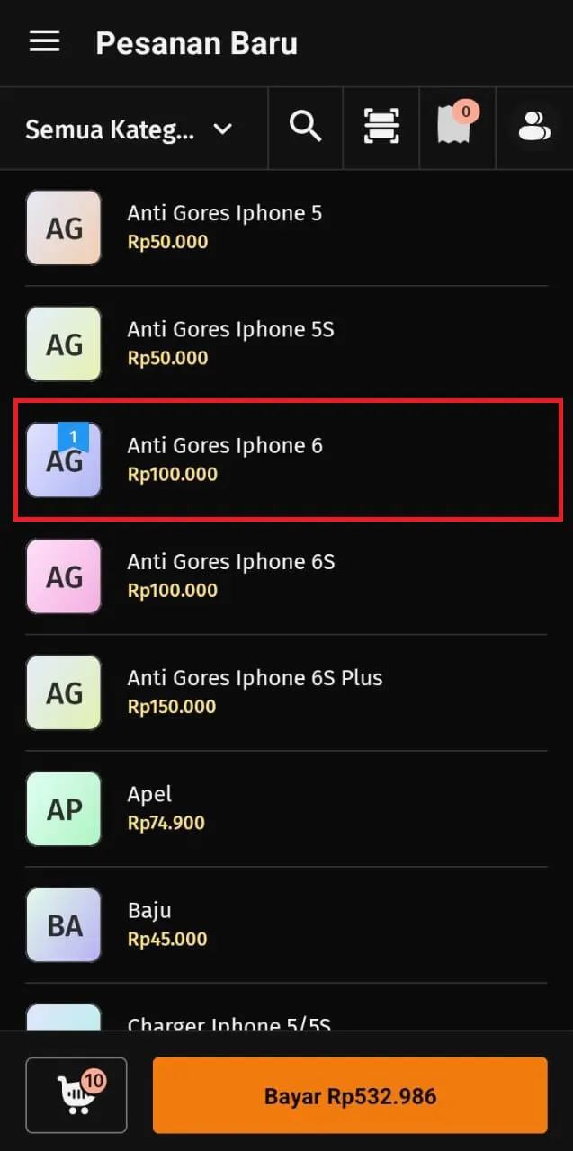 Cara cek stok barang